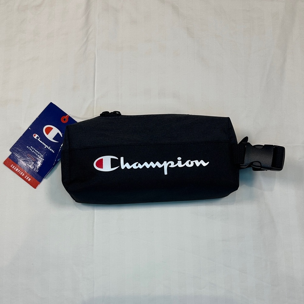 [BAG] CHAMPION Black Toiletry Bag | Travel Dopp Kit Organizer Pouch Brand New